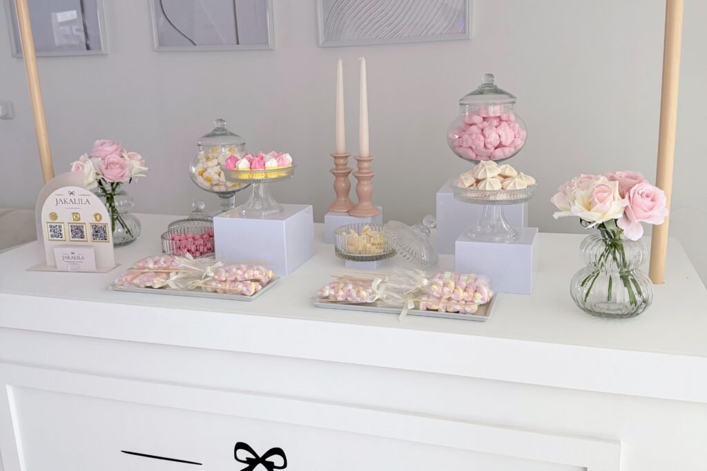 Bar à bonbons élégant pour fête Luxembourg